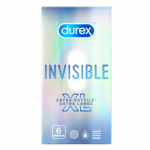 Profilattico durex invisible xl 6 pezzi