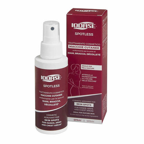 Iodase spotless trattamento age spots mani braccia decollete spray 100ml