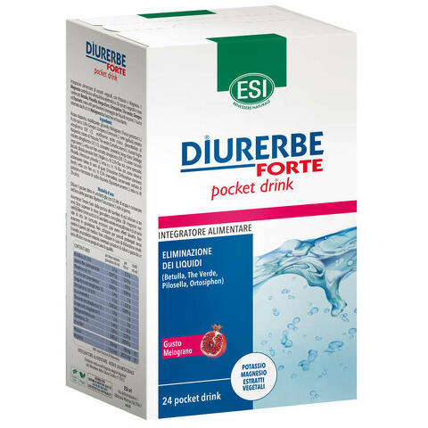 Esi diurerbe forte pocket drink melograno 24 x 20ml