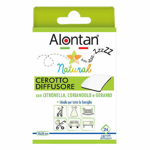 Alontan natural cerotto antizanzara adesivo 21 pezzi