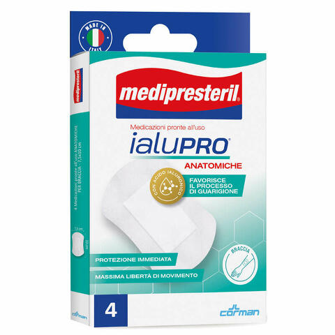 Medipresteril ialupro braccia 7,5x10 cm 4 pezzi