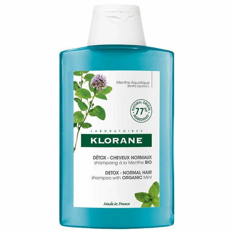 Klorane shampoo alla menta acquatica 400ml