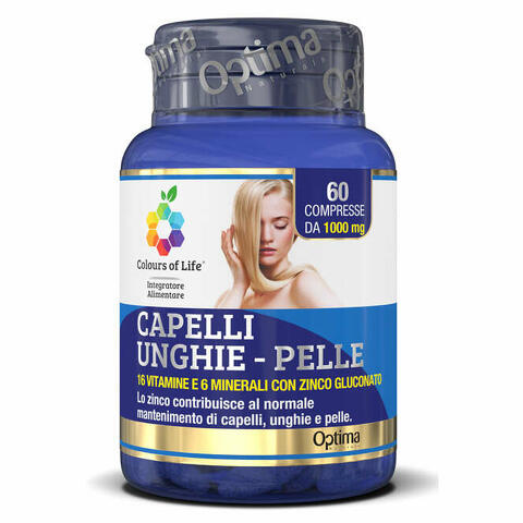 Colours of life capelli unghie pelle 60 compresse 1000mg