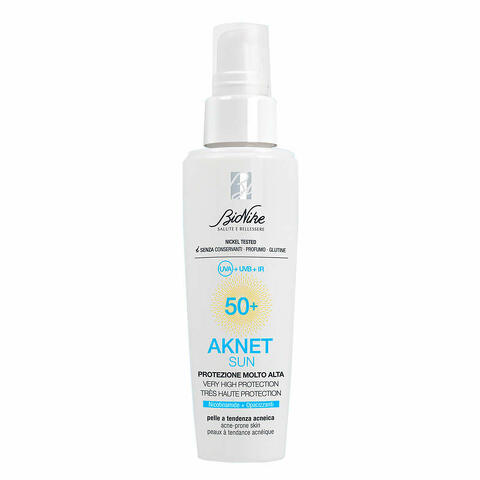 Aknet sun protezione molto alta spf50+ 50ml