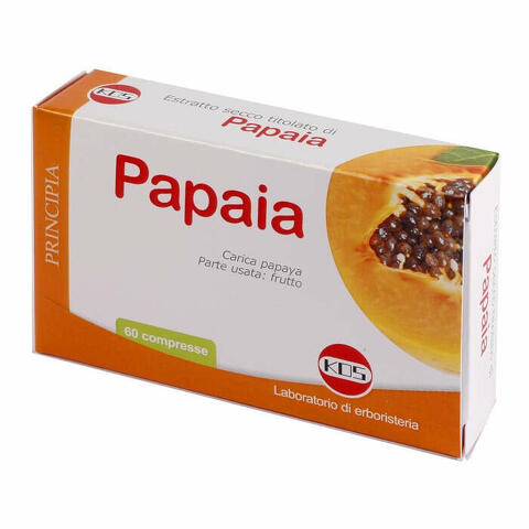 Papaia estratto secco 60 compresse 24 g