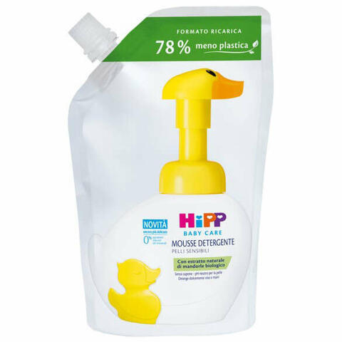 Hipp baby care ricarica mousse detergente paperella fun 250ml