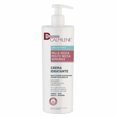 Dermovitamina calmilene crema idratante per pelle secca, molto secca o sensibile 500ml