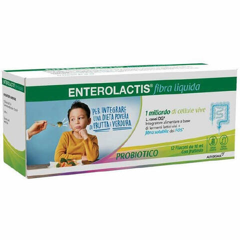 Enterolactis fibra liquida 12 flaconcini x 10ml