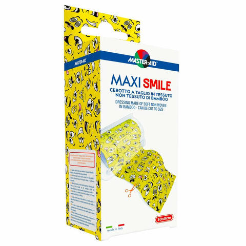 Cerotto a taglio master-aid maxi smile tnt 50 x 8 cm