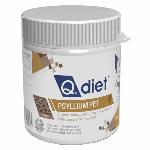 Q diet psyllium pet polvere 90 g