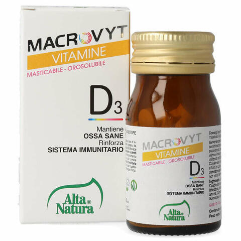 Macrovyt vitamina d3 veg 60 compresse orosolubili