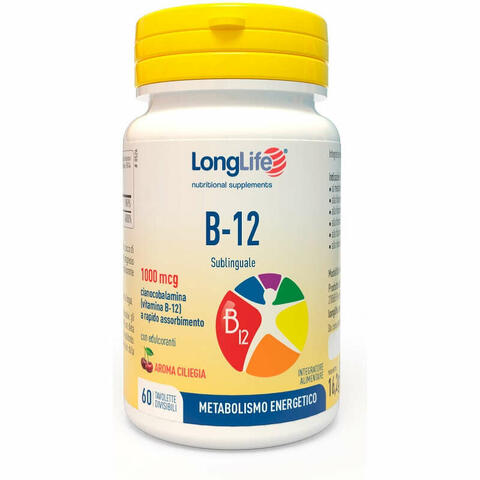 Longlife b12 1000 mcg 60 tavolette