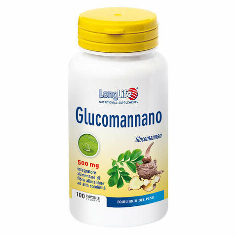 Longlife glucomannano 100 capsule vegetali