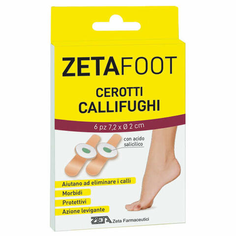 Zetafoot cerotto callifugo dischetto centrale 6 pezzi