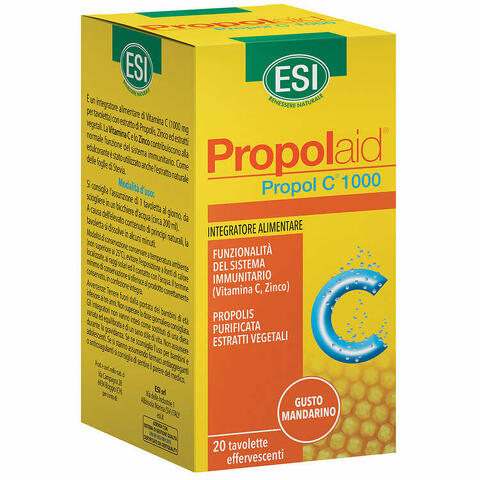 Esi propolaid propol c 1000mg 20 tavolette effervescenti