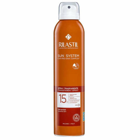 Rilastil sun system transparent spray spf15 200ml