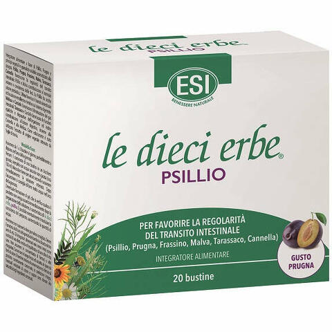 Esi le dieci erbe psillio 20 bustine 5,6 g