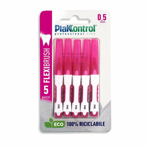 Plakkontrol scovolino interdentale flexi brush05 blister 5 pezzi