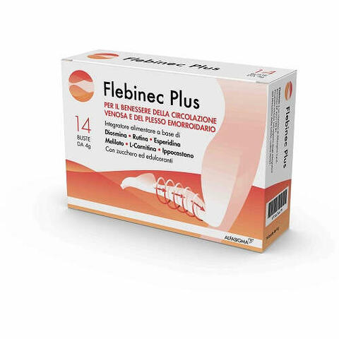 Flebinec plus 14 bustine 4 g