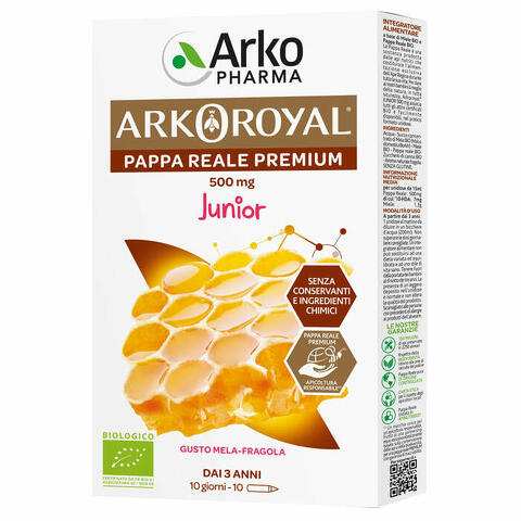 Arkoroyal pappa reale biologica 500mg 10 unica dose