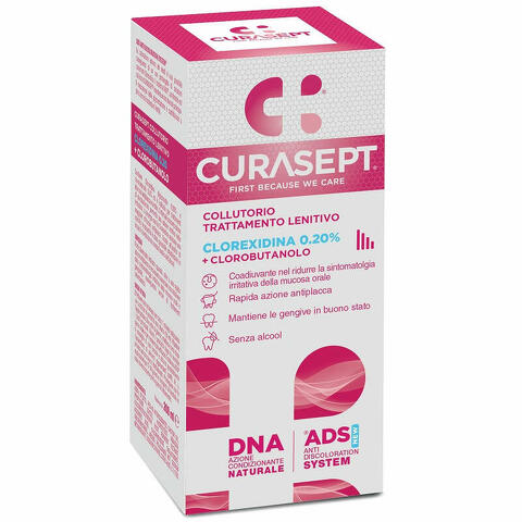 Curasept collutorio ads dna trattamento lenitivo 200ml