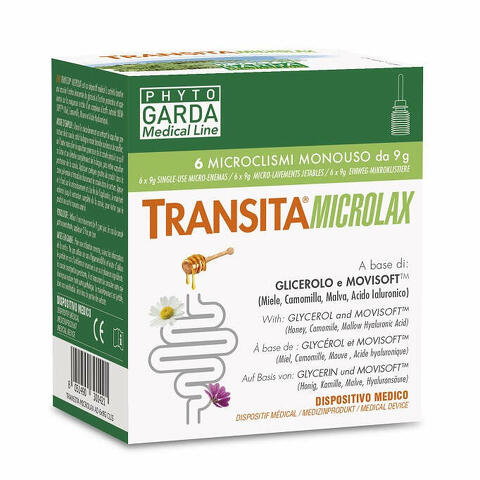 Transita microlax adulti 6 microclismi da 9 g