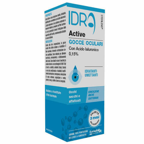 Gocce oculari sterilens idra active 10ml con acido ialuronico 0,15%