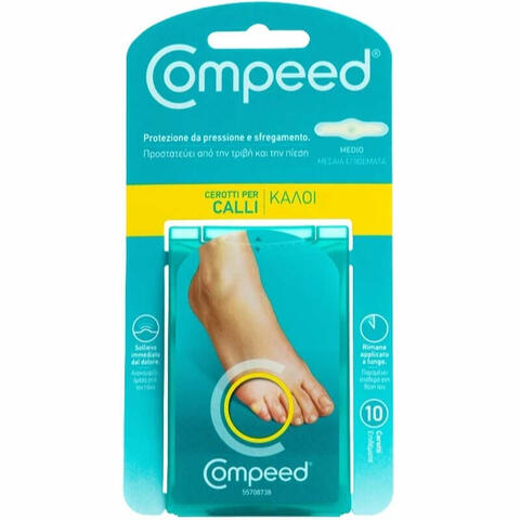 Compeed cerotti per calli medio 10 pezzi