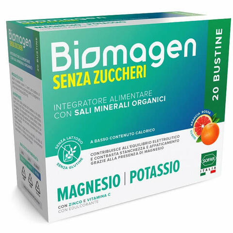 Biomagen senza zuccheri 20 bustine