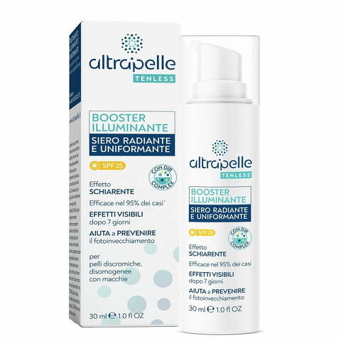 Altrapelle tenless booster illuminante siero radiante uniformante 30ml