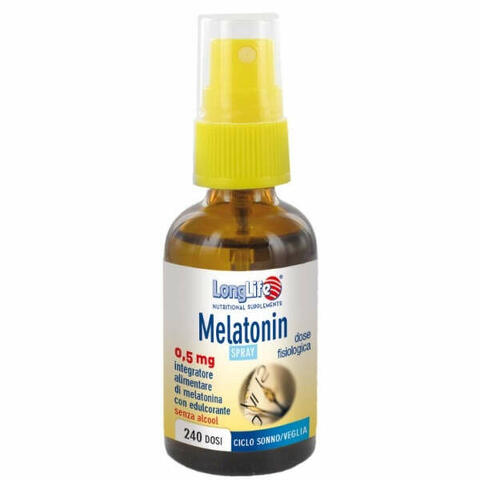 Longlife melatonin spray 0,5mg 30ml