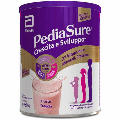 Pediasure crescita&sviluppo fragola 850 g