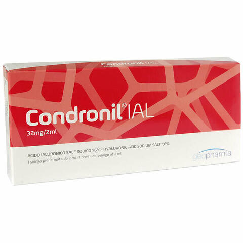 Siringa intra-articolare condronil ial acido ialuronico 1,6% 2ml