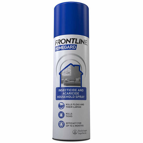 Frontline homegard spray insetticida e acaricida uso domestico 250ml