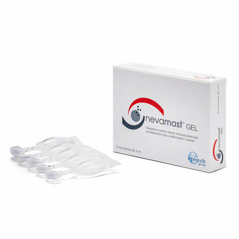 Nevamast gel trattamento topico delle lesioni cutanee 5 monodose 3ml