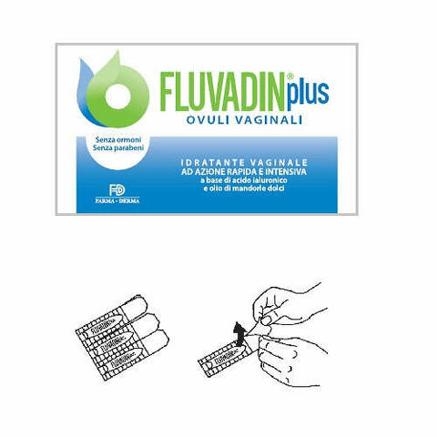 Ovuli vaginali fluvadin plus 10 pezzi