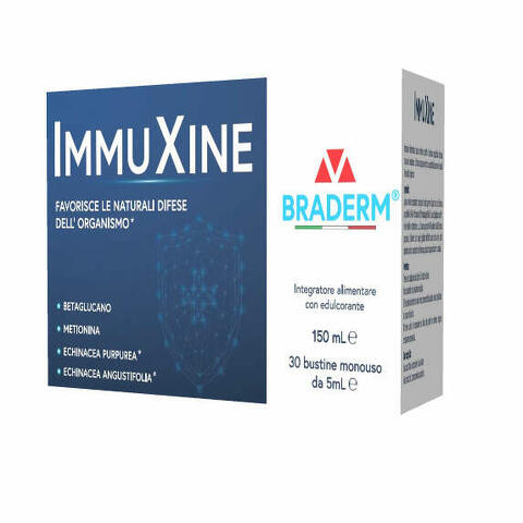 Immuxine 30 bustine da 5ml braderm