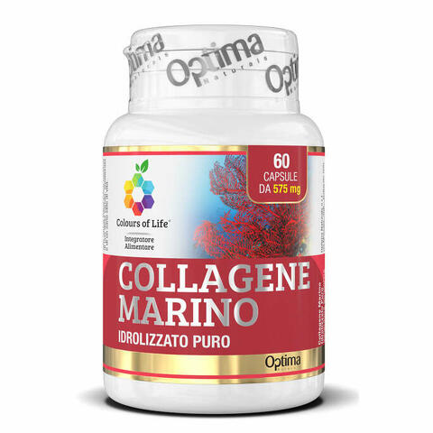 Colours of life collagene marino idrolizzato puro 60 capsule 575 mg