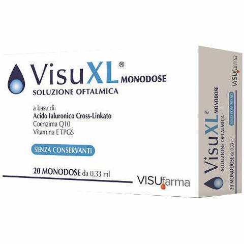 Soluzione oftalmica visuxl 20 contenitori monodose 0,33 ml