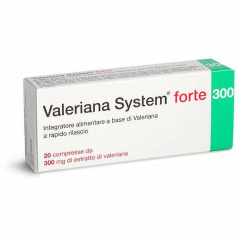 Valeriana system forte 20 compresse