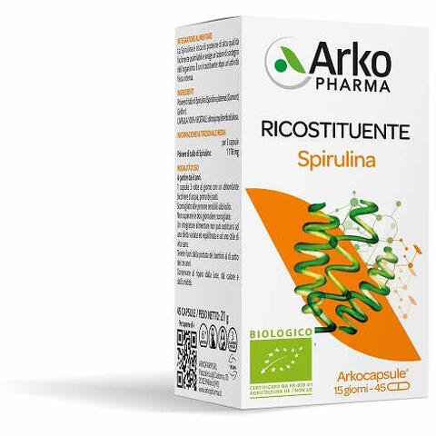 Arko capsule spirulina bio 45 capsule