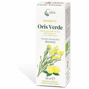 Macerato oris verdehelichrysum italicum don. ribes nigrum l. citrus limon burm. - Caira oris verde macerato idroalcolico gocce 50 ml