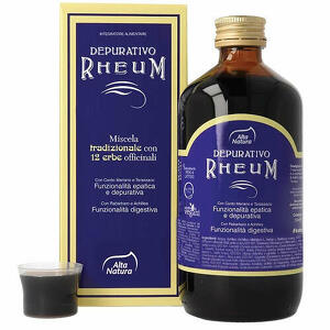 Alta natura - Depurativo rheum miscela erbe officinali 250 ml