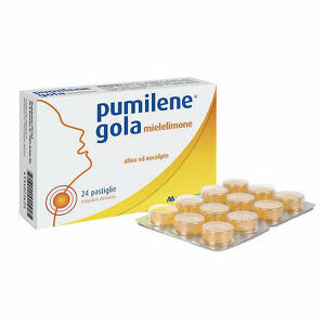 Pumilene - Pumilene gola miele limone 24 pastiglie