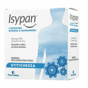 L'intestino ritrova il buonumore - Isypan stitichezza macrogol 4000 20 bustine 10 g