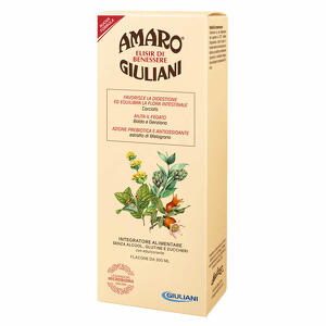 Amaro medicinale - Amaro giuliani elisir benessere 300ml nuova formula