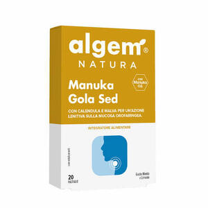 Algem natura - Algem manuka gola sed 20 pastiglie 1000 mg