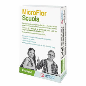 Cemon - Microflor scuola 30 capsule masticabili