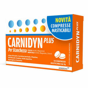 Carnidyn - Carnidyn plus 18 compresse masticabili