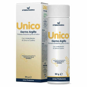 Sterilfarma - Unico dermo argilla polvere senza talco 50 g